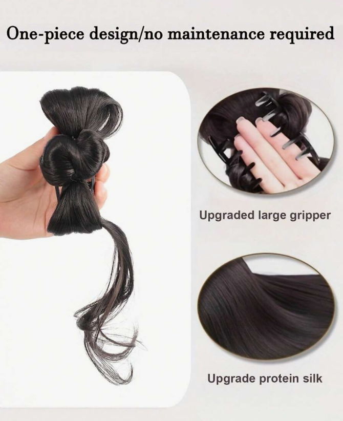 Women's Fiber Bun Updo Hairstyle