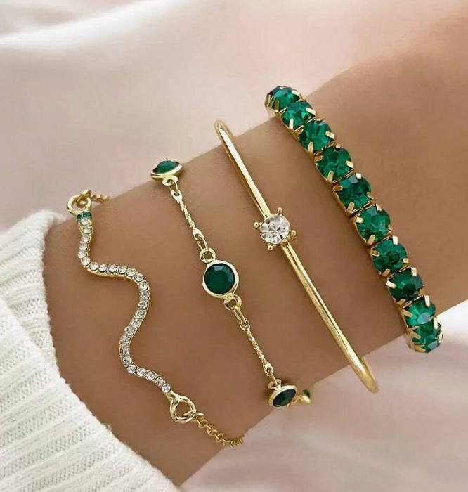 Bracelet Set Snake Shaped